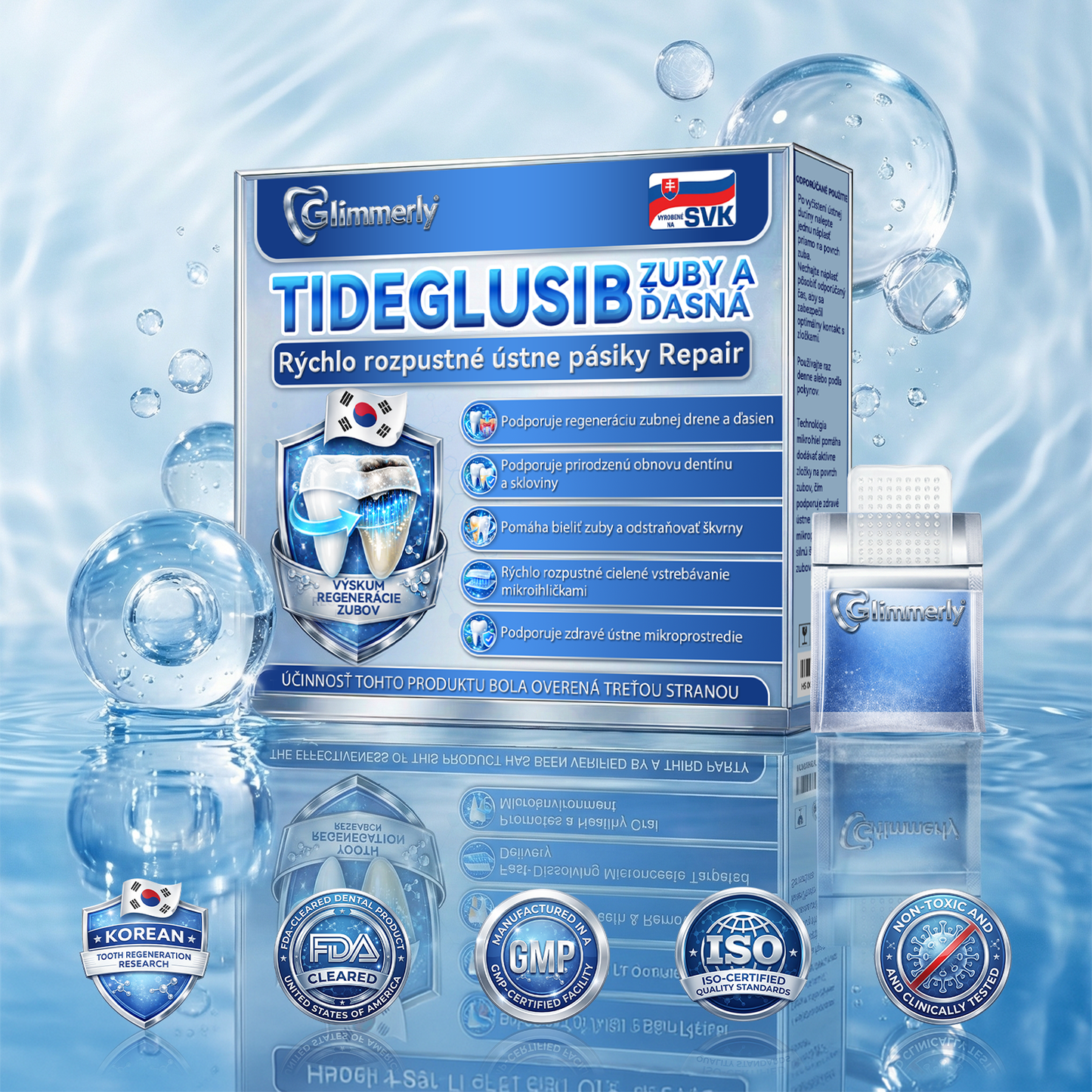 ✅𝐺𝑙𝑖𝑚𝑚𝑒𝑟𝑙𝑦®😁Tideglusib zuby a dasna Rýchlo rozpustné ústne pásiky Repair🦷🦷