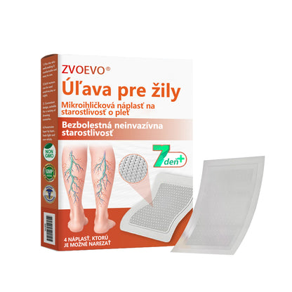 ☘️ Zvoevo® Vein Ease mikroihličková terapia (na metličkové žilky, kŕčové žily, opuchy nôh a únavu nôh)