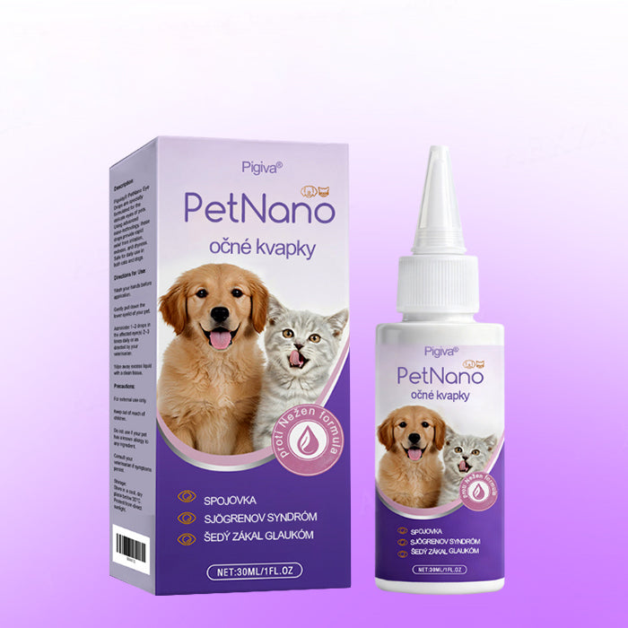🎉 Novoročná akcia | Pigiva® Pet Nano očné kvapky