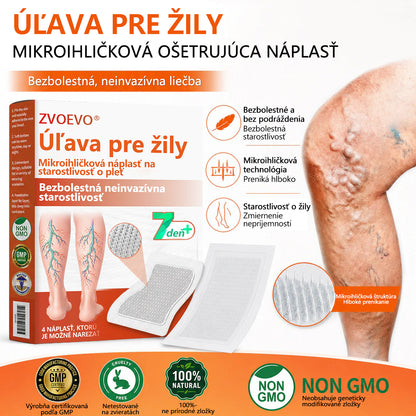 ☘️ Zvoevo® Vein Ease mikroihličková terapia (na metličkové žilky, kŕčové žily, opuchy nôh a únavu nôh)