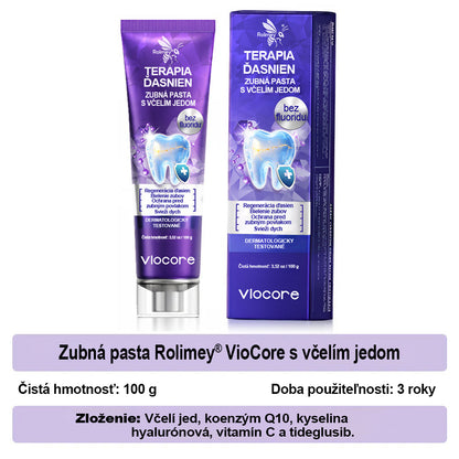 Zubná pasta Rolimey® VioCore s včelím jedom