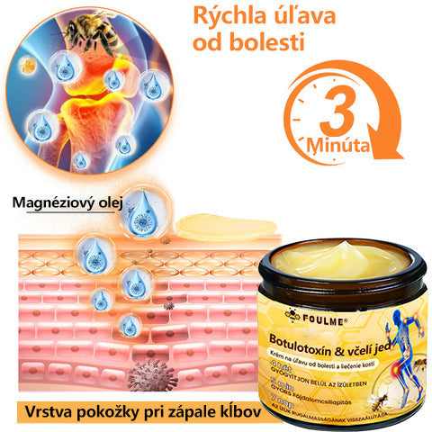 Foulme® Krém na hojenie kostí s botulotoxínom a včelím jedom ⭐👨‍⚕️