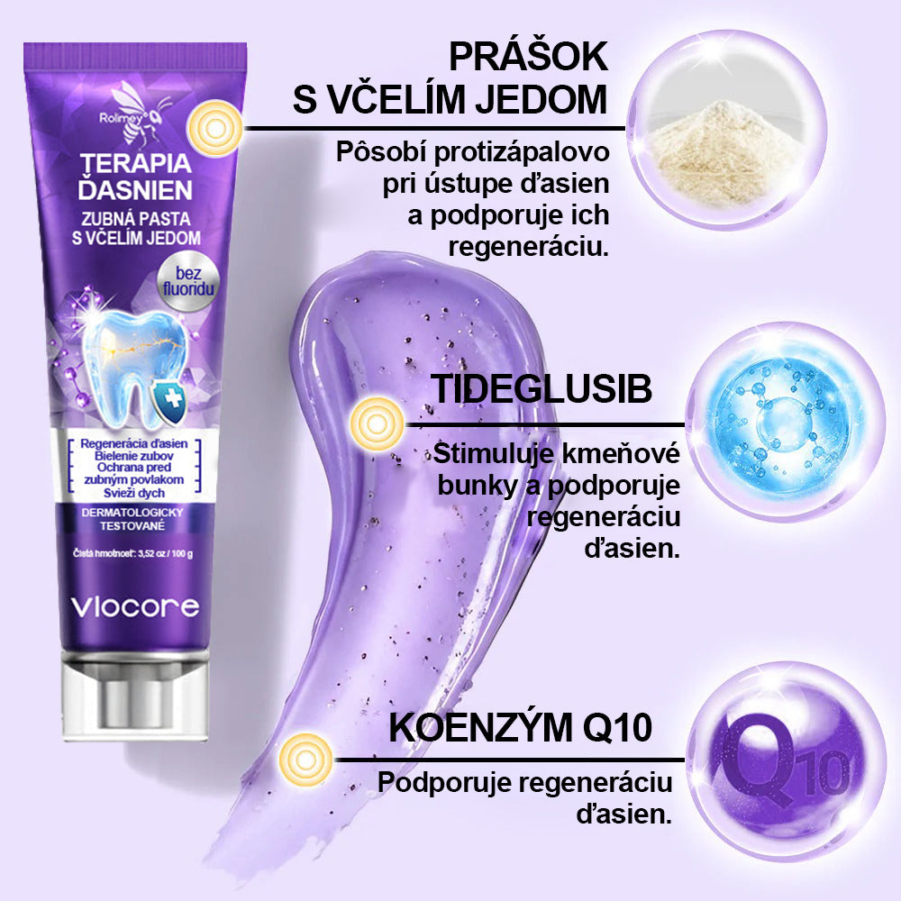 Zubná pasta Rolimey® VioCore s včelím jedom