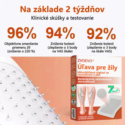 ☘️ Zvoevo® Vein Ease mikroihličková terapia (na metličkové žilky, kŕčové žily, opuchy nôh a únavu nôh)